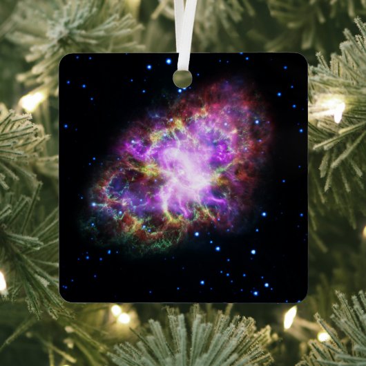 Krabnevel supernova restant Hubble Composiet Metalen Ornament (Insitu)