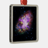 Krabnevel supernova restant Hubble Composiet Metalen Ornament (Rechts)