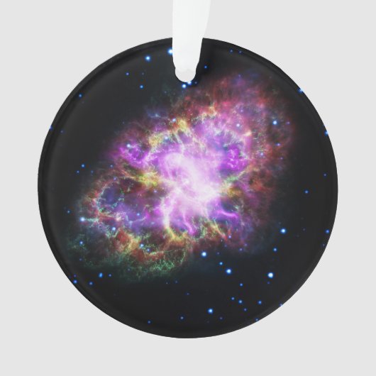 Krabnevel supernova restant Hubble Composiet Ornament (voorkant)