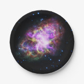 Krabnevel supernova restant Hubble Composiet Papieren Bordje (Voorkant)