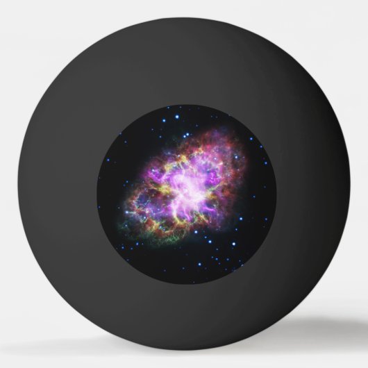 Krabnevel supernova restant Hubble Composiet Pingpongbal (Voorkant)