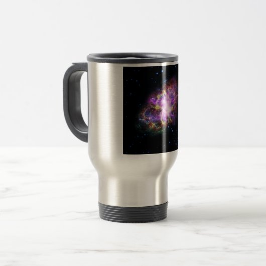 Krabnevel supernova restant Hubble Composiet Reisbeker (Voorkant links)