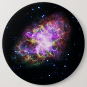 Krabnevel supernova restant Hubble Composiet Ronde Button 6,0 Cm (Voorkant)