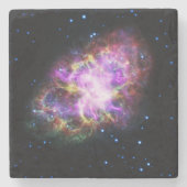 Krabnevel supernova restant Hubble Composiet Stenen Onderzetter (Voorkant)