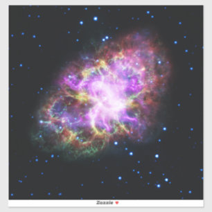 Krabnevel supernova restant Hubble Composiet Sticker