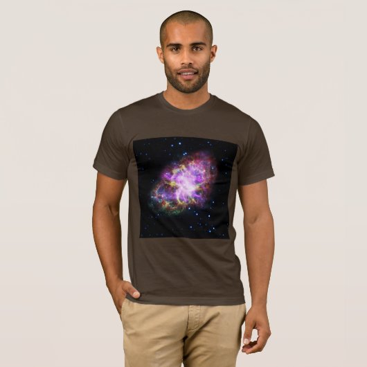 Krabnevel supernova restant Hubble Composiet T-shirt (Voorkant volledig)