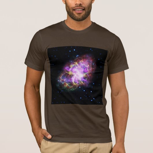 Krabnevel supernova restant Hubble Composiet T-shirt (Voorkant)