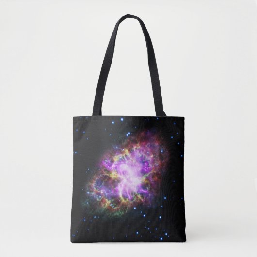 Krabnevel supernova restant Hubble Composiet Tote Bag (Voorkant)