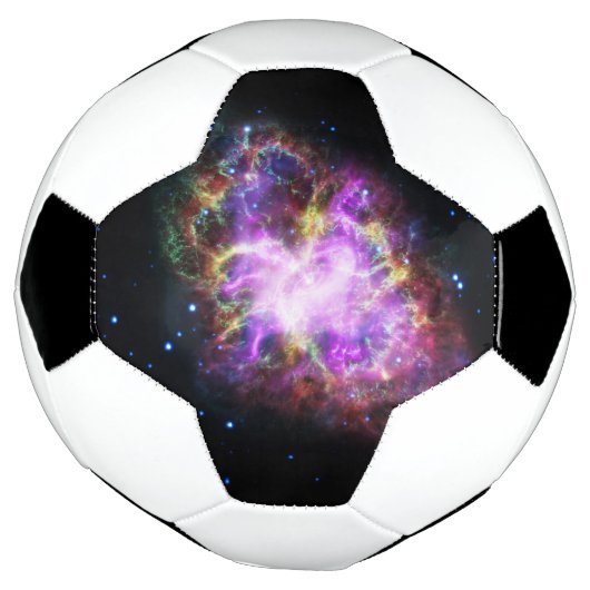 Krabnevel supernova restant Hubble Composiet Voetbal (Gedraaid)