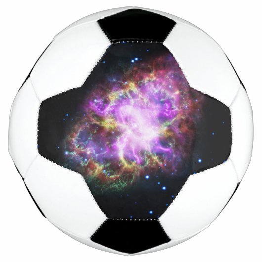 Krabnevel supernova restant Hubble Composiet Voetbal (Voorkant)