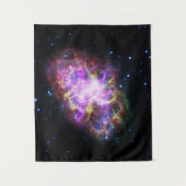 Krabnevel supernova restant Hubble Composiet Wandkleed (Voorkant)
