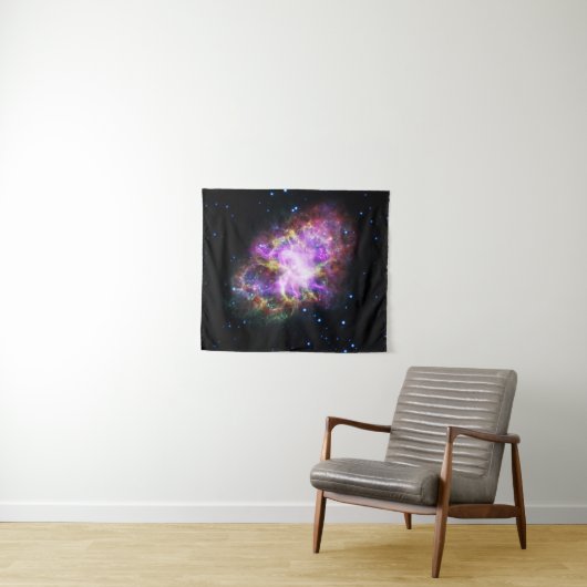 Krabnevel supernova restant Hubble Composiet Wandkleed (In Situ (horizontaal))