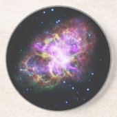 Krabnevel supernova restant Hubble Composiet Zandsteen Onderzetter (Voorkant)