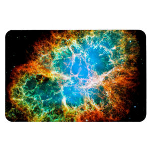 Krabnevel Supernova Restant Hubble Ruimtefoto Magneet