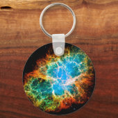 Krabnevel Supernova Restant Hubble Ruimtefoto Sleutelhanger (Voorkant)