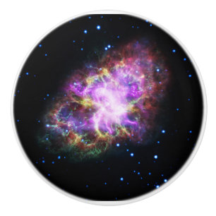 Krabnevel Supernovarest Hubble-composiet Keramische Knop