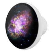 Krabnevel Supernovarest Hubble-composiet Keramische Knop (Rechts)
