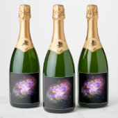 Krabnevel Supernovarest Hubble-composiet Sparkling Wijnetiket (Flessen)