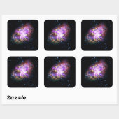 Krabnevel Supernovarest Hubble Composiet Vierkante Sticker (Vel)