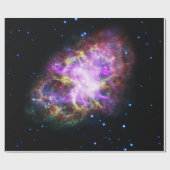 Krabnevel Supernovarestant Hubble-composiet Cadeaupapier (Vlak)