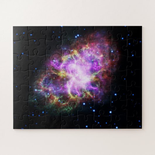 Krabnevel Supernovarestant Hubble Composiet Legpuzzel (Horizontaal)