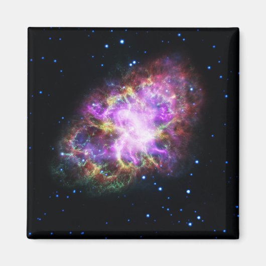 Krabnevel Supernovarestant Hubble Composiet Magneet (Voorkant)