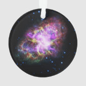 Krabnevel Supernovarestant Hubble Composiet Ornament (achterkant)