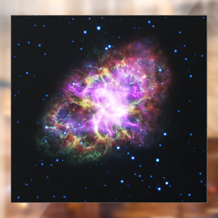 Krabnevel Supernovarestant Hubble Composiet Raamsticker