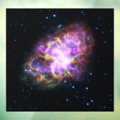 Krabnevel Supernovarestant Hubble Composiet Raamsticker (Vel 3)