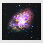 Krabnevel Supernovarestant Hubble Composiet Raamsticker (Vel)