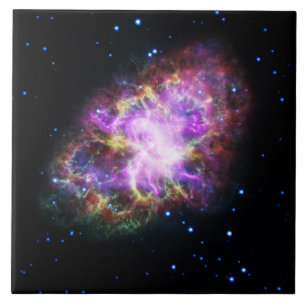 Krabnevel Supernovarestant Hubble-composiet Tegeltje
