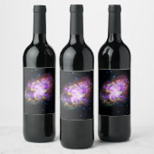 Krabnevel Supernovarestant Hubble Composiet Wijn Etiket (Flessen)