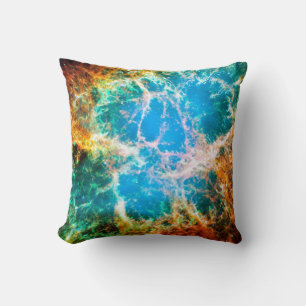 Krabnevel Supernovarestant Hubble-ruimtestofoto Kussen
