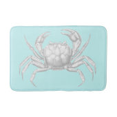 krabontwerp Turquoise Blue Bath Mat (Voorkant)