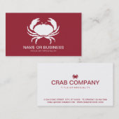 krabpictogram visitekaartje (Voorkant / Achterkant)