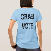 krabstem LADY'S T-shirt (Achterkant)