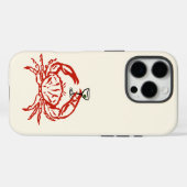 krabtekening Case-Mate iPhone case (Achterkant (horizontaal))