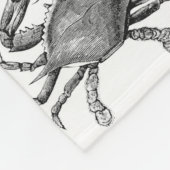  krabtekening fleece deken (Hoek)