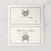  krabtekening plaatskaartje (Buitenkant ongevouwen)