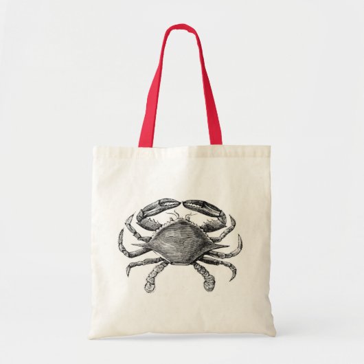  krabtekening tote bag (Voorkant)