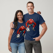 Krabvoetbal / voetballer krab T-shirt (Unisex)