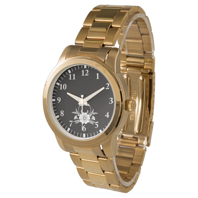 Krabvormige kersenbloesem (EDO) Horloge (Gekanteld)