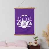 Krabvormige kersenbloesem hangend wandkleed (Slaapkamer)