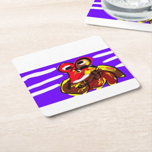 Krabzomer Kartonnen Onderzetters (Schuin)