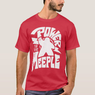 Kracht aan de Meeple Grappige Bordspel Quote voor T-shirt