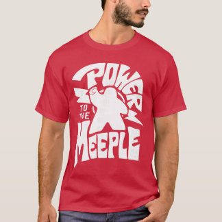 Kracht aan de Meeple Grappige Bordspel Quote voor T-shirt