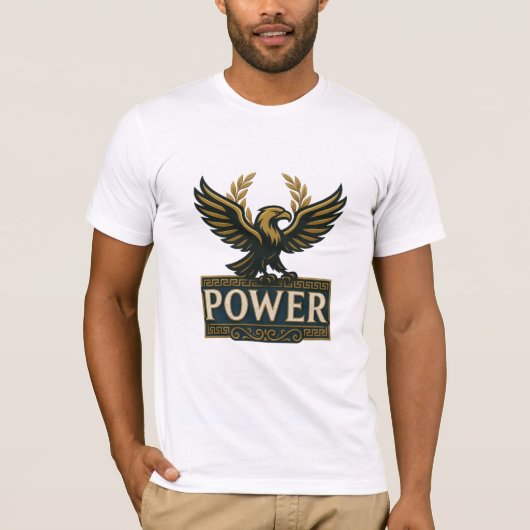 kracht adelaar t-shirt (Voorkant)
