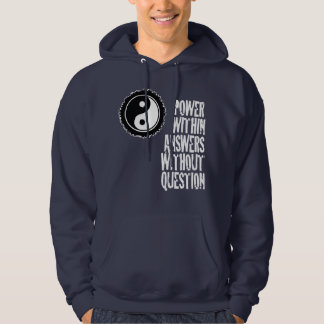 Kracht binnen antwoorden zonder vragen hoodie