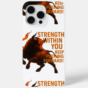 KRACHT BINNENIN JE BLIJFT NAAR VOREN DUWEN iPhone 15 PRO MAX HOESJE