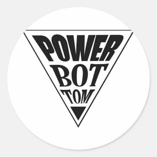 KRACHT BODEM TROTS RONDE STICKER (Voorkant)